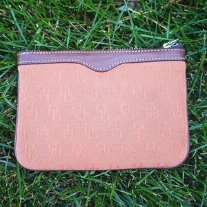 Dooney & Bourke Orange and Brown Mini Purses/Walle